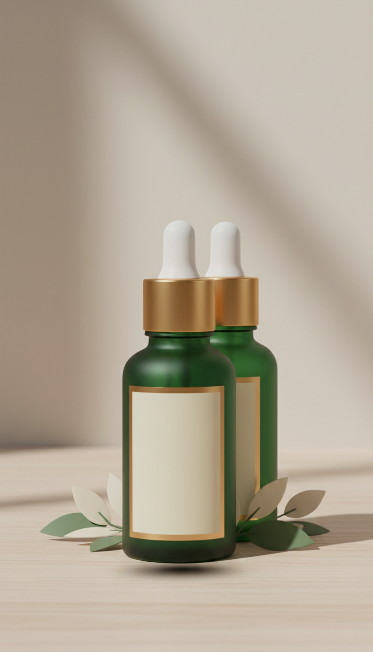 Scalp renewal elixir bottle