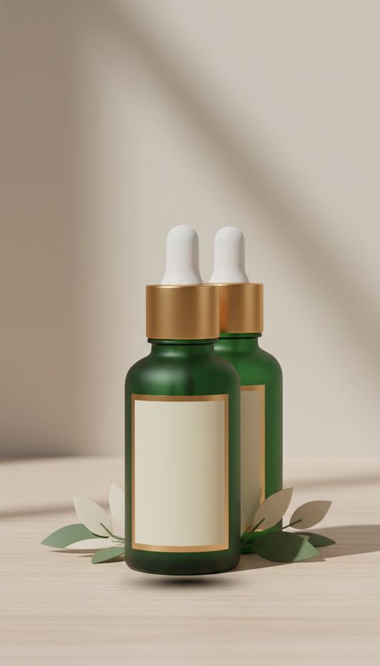 Scalp renewal elixir bottle